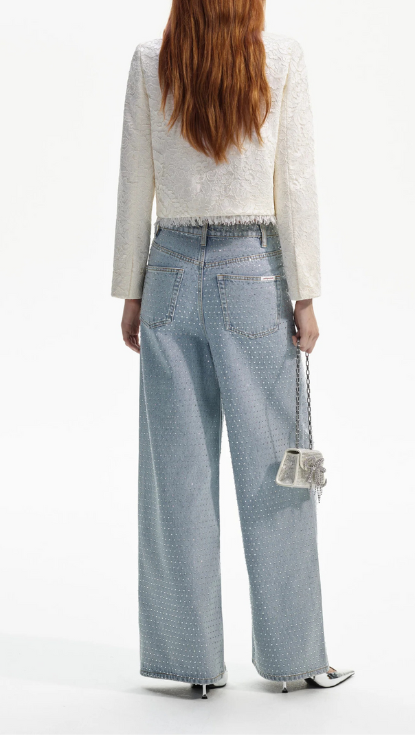 AIIZIE CREAM CORD LACE JACKET - product image
