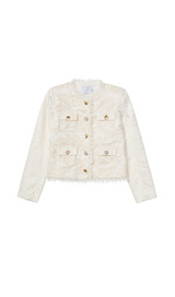 CREAM CORD LACE JACKET