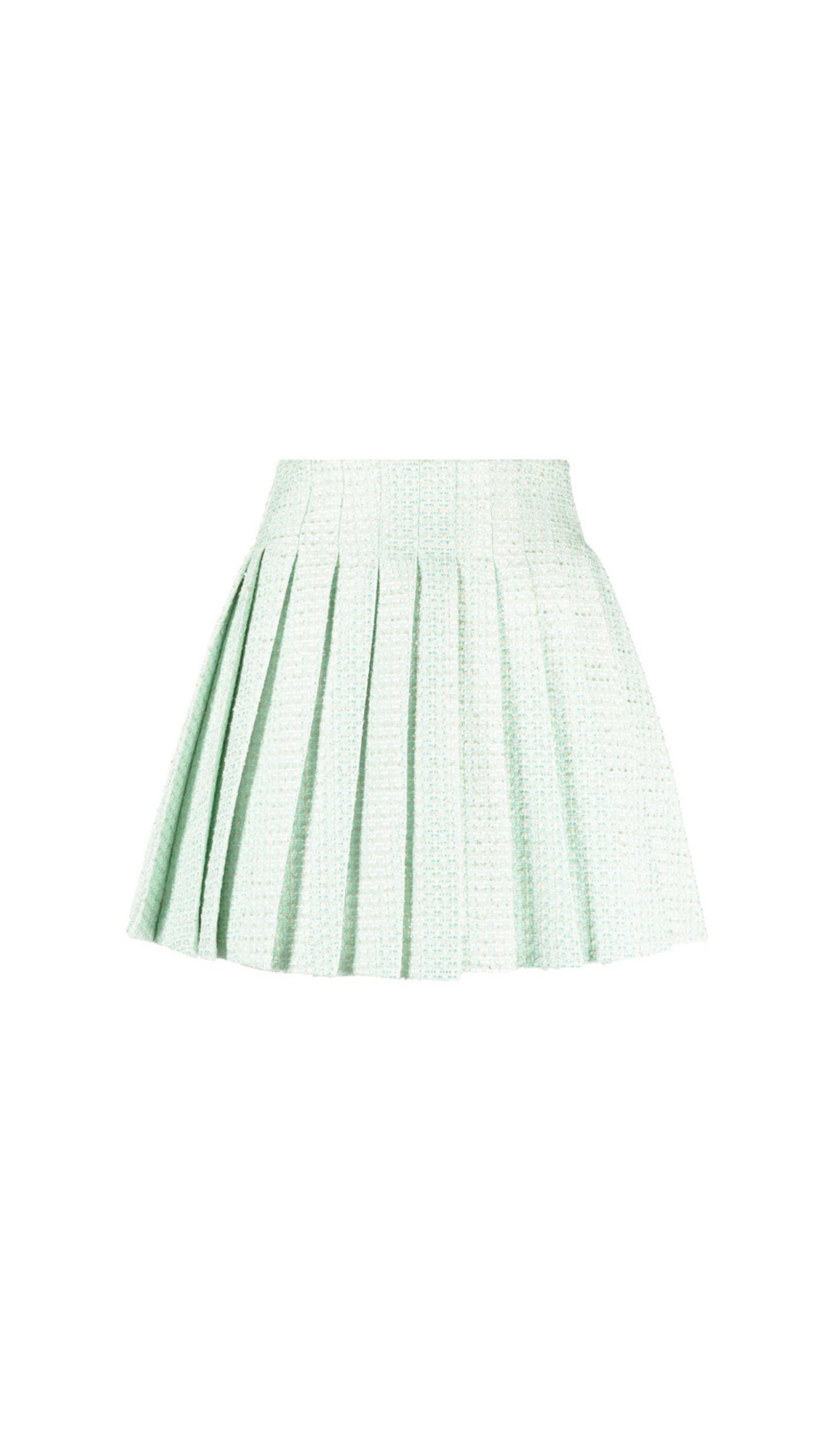 MINIGONNA PLISSETTATA BOUCLE' MENTA 