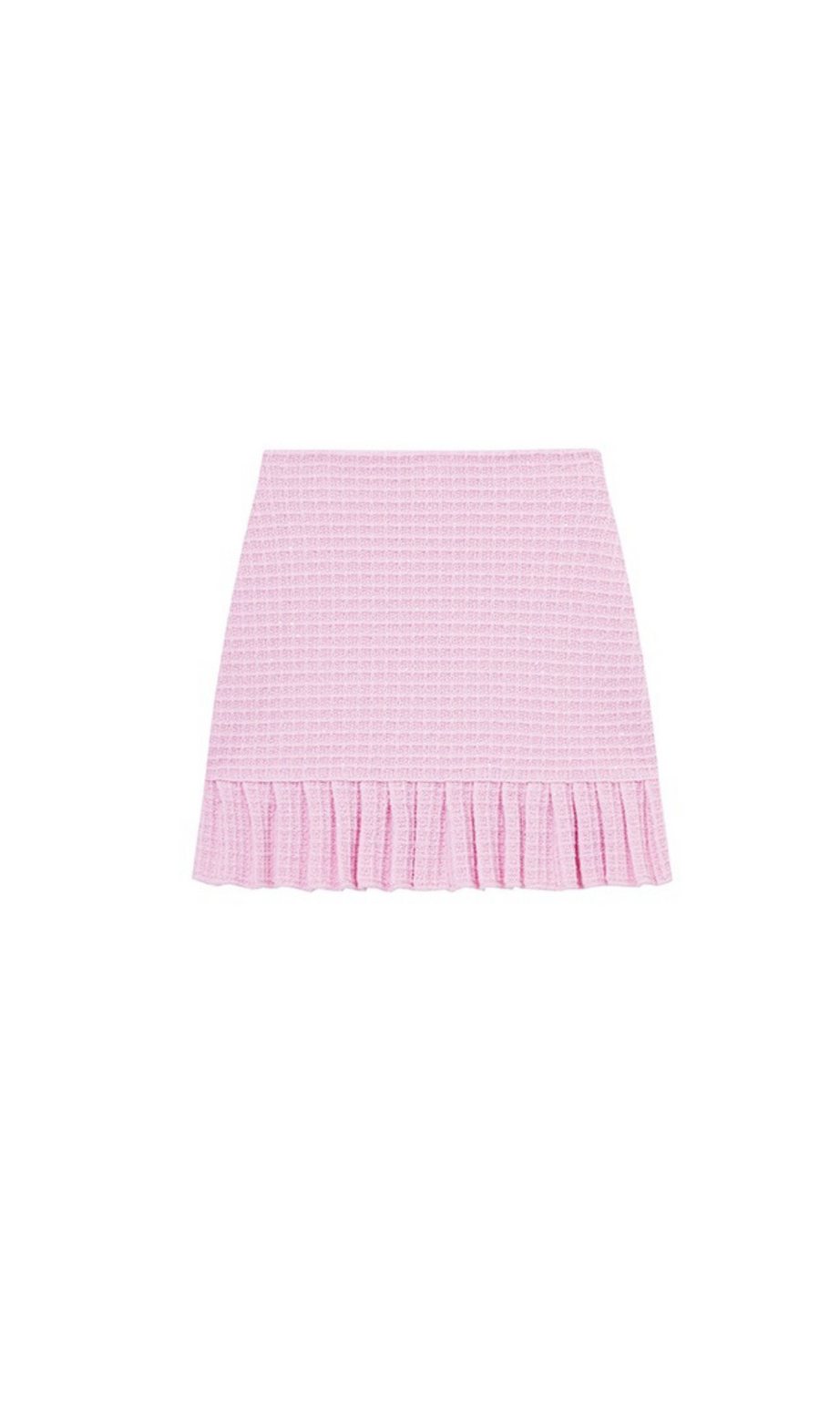GONNA IN MAGLIA CON PAILLETTES ROSA 