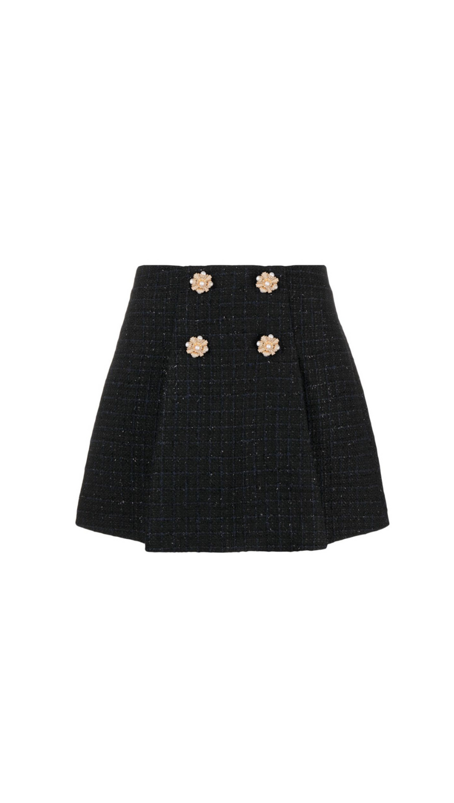MINIGONNA BOUCLE NERA 