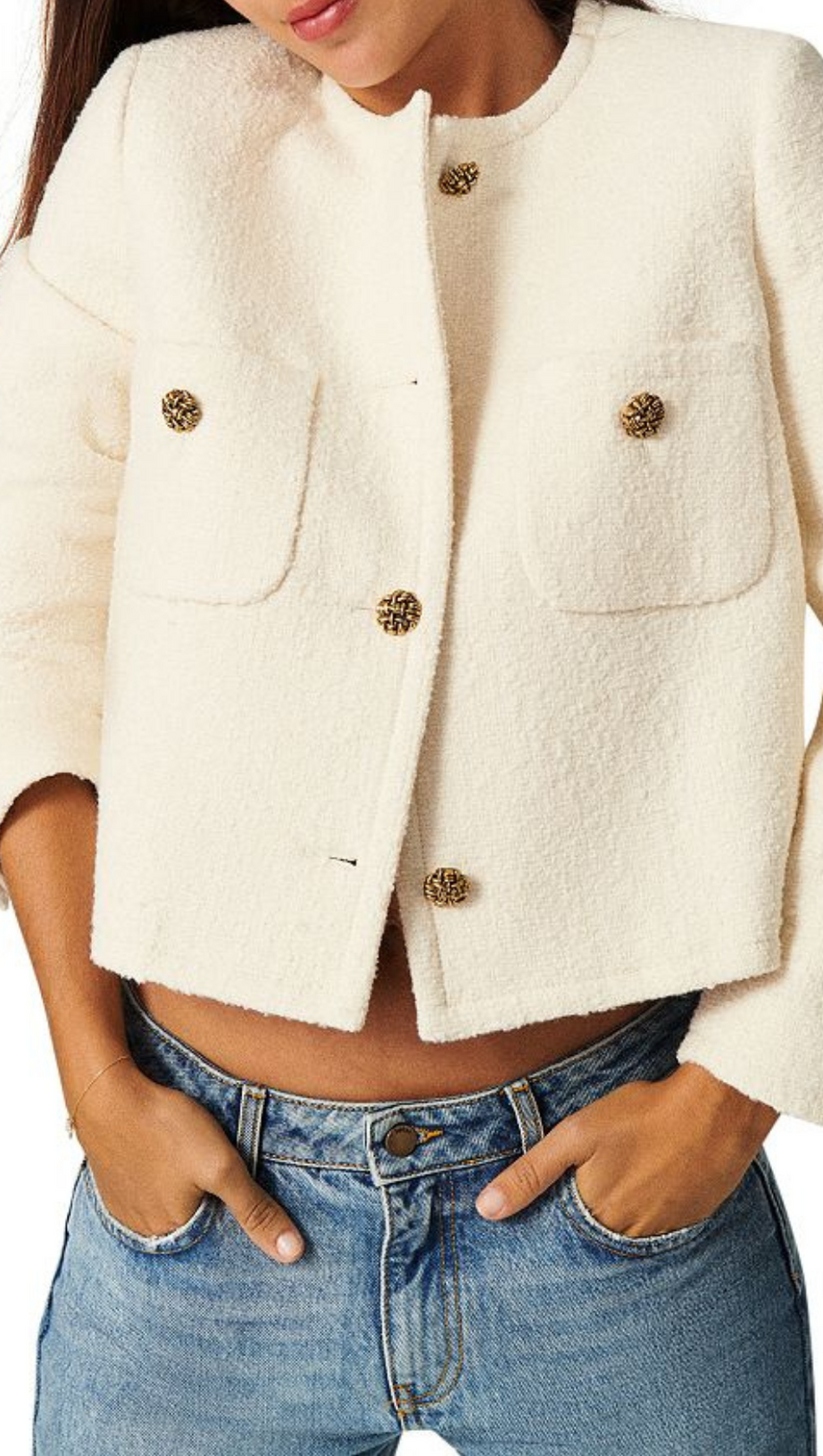 SHORT PATCH POCKET JACKET