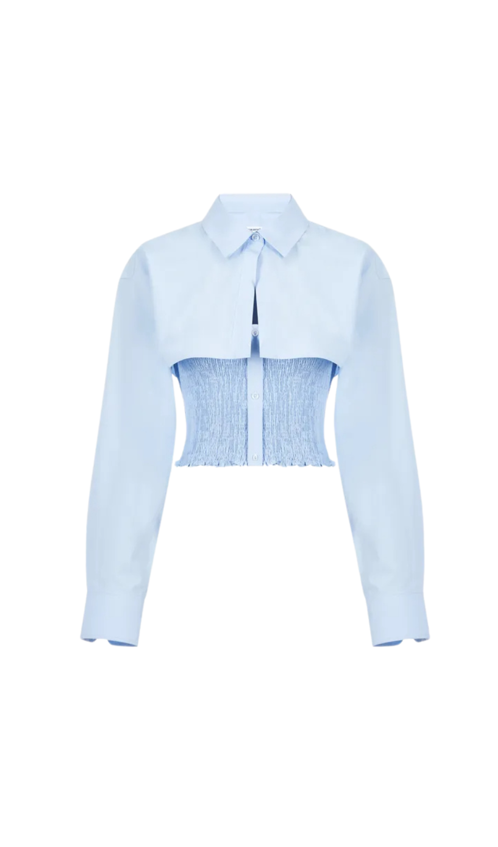 SOVRACAMICIA IN COTONE CON STAMPA A FONDO 