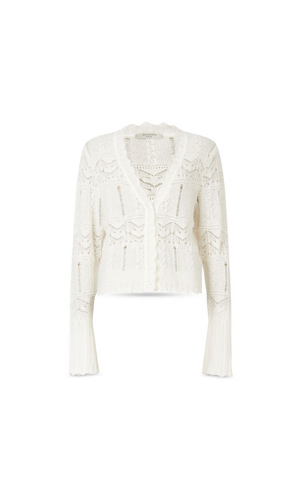 CHALK WHITE VANESSA CARDIGAN