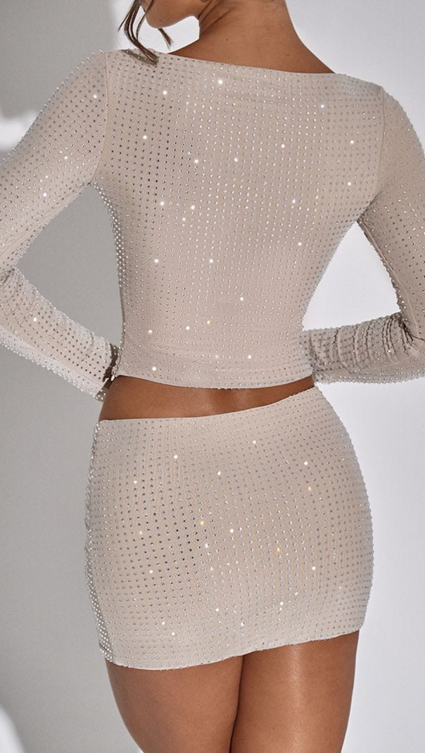 AIIZIE TWO PIECES SET IN NUDE - product image