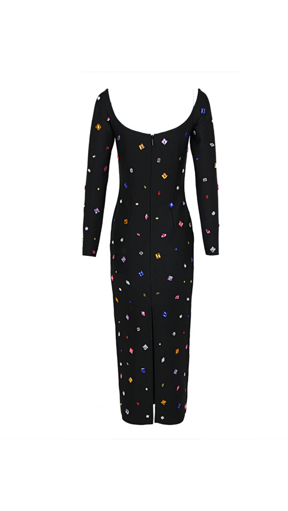 OFF-SHOULDER VELVET MIDI DRESS