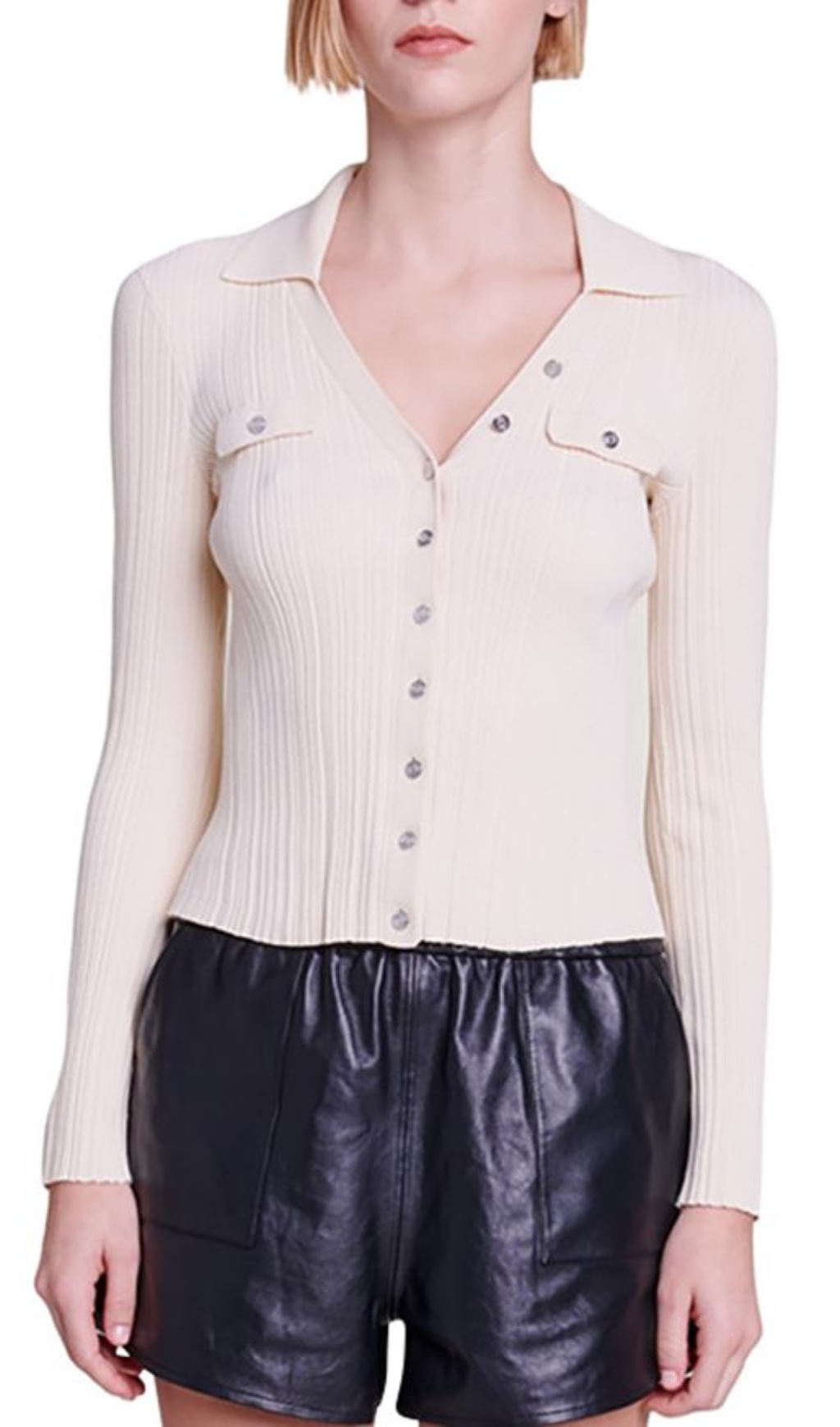 CARDIGAN CON COLLO MIMOSO 