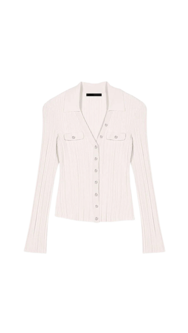 AIIZIE MIMOSO COLLARED CARDIGAN - product image