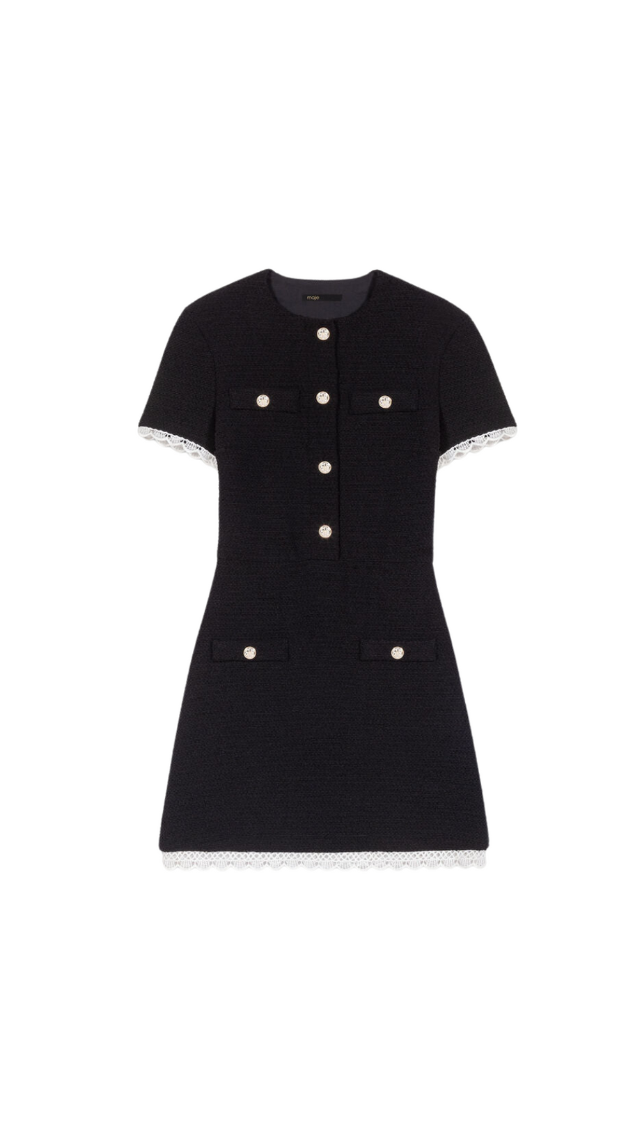RAMISIA TWEED SHORT SLEEVE DRESS