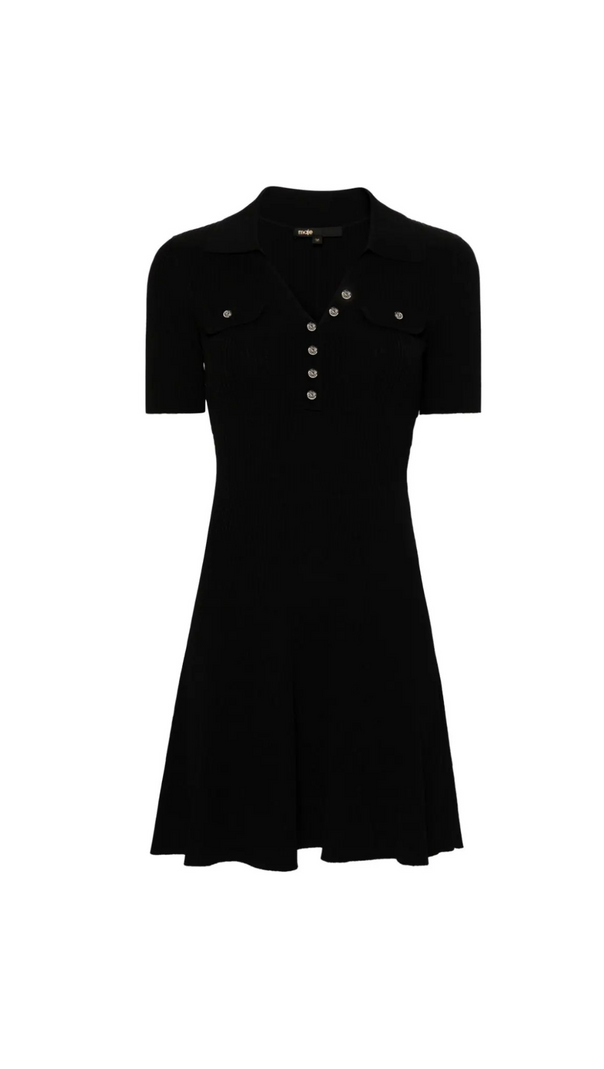 AIIZIE RIMOSETTE RIBBED KNIT DRESS - product image