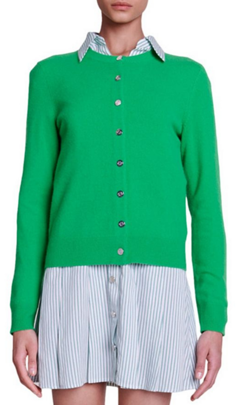 MIRABO CARDIGAN IN GREEN