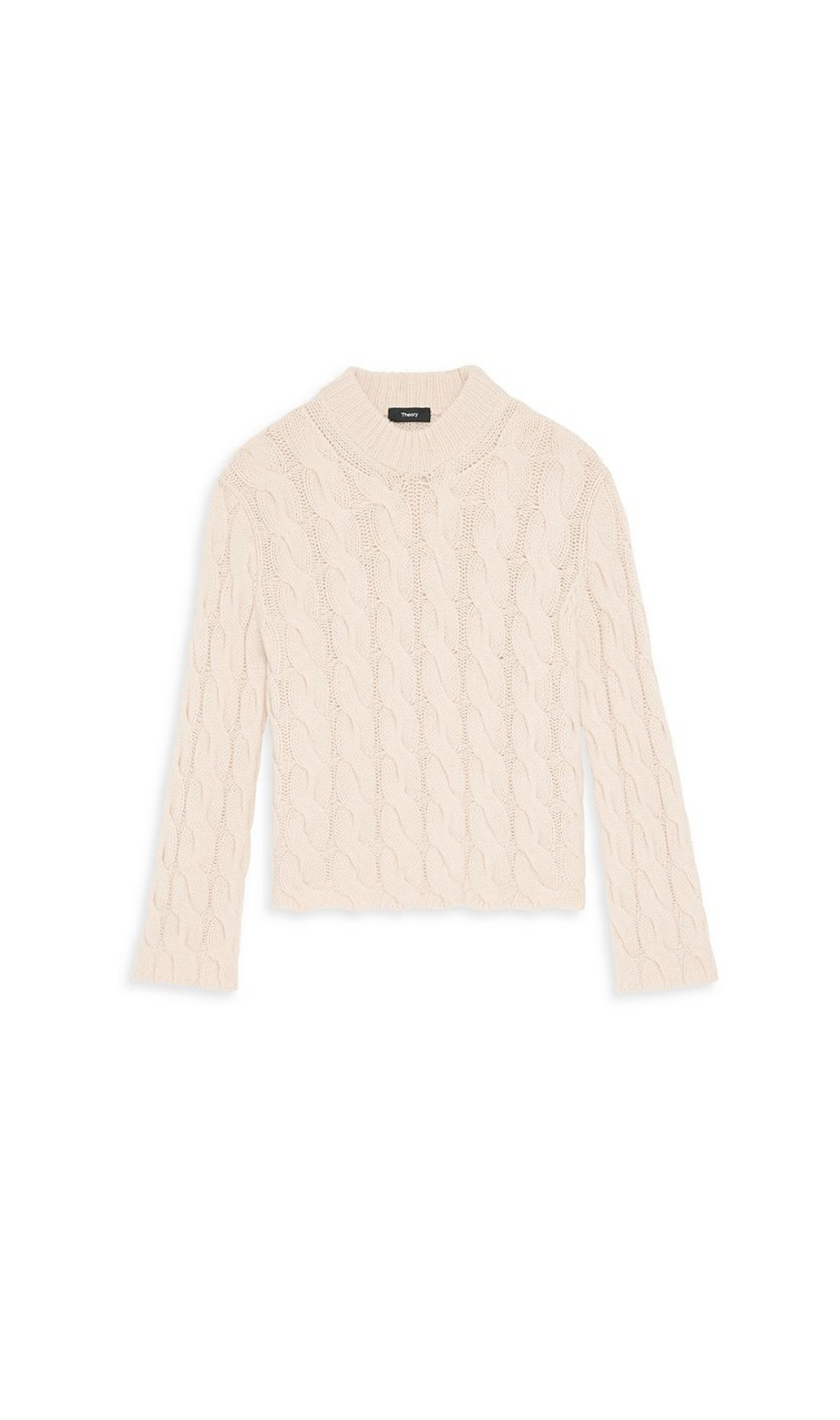 Pullover mit Zopfmuster aus Wolle und Kaschmir 