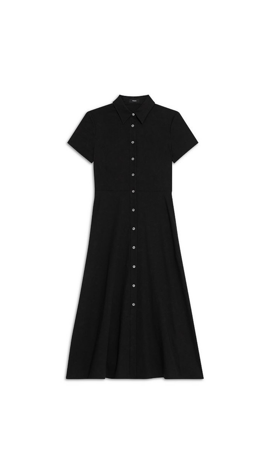 ABITO CAMICIA MIDI NERO 