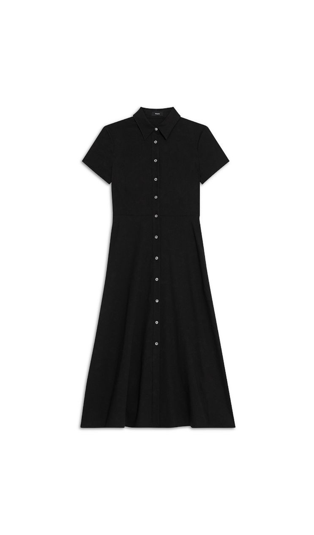 ABITO CAMICIA MIDI NERO 