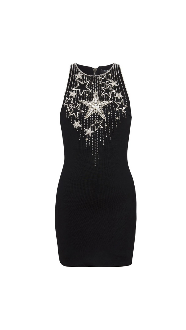 AIIZIE FALLING STARS EMBROIDERED MINI DRESS - product image