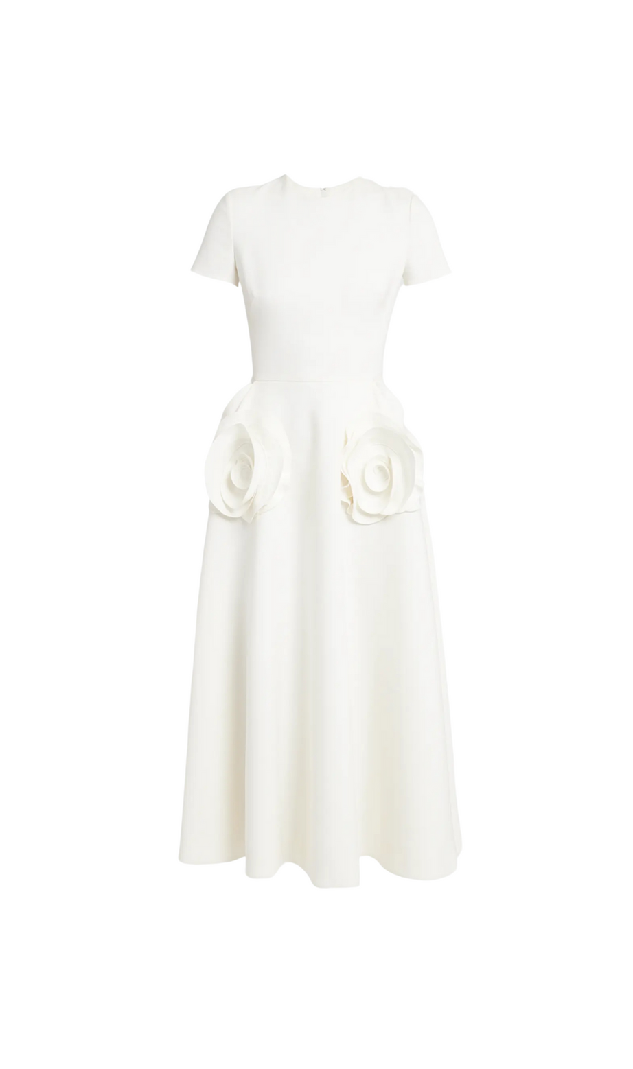 ROSETTE HIP KURZÄRMELIGES MIDIKLEID 
