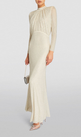 CRYSTAL-EMBELLISHED MAXI DRESS