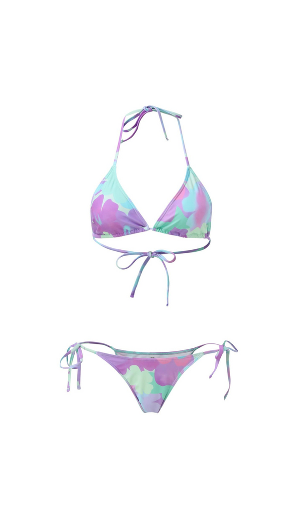 AIIZIE LEAH PRINTED BIKINI FOUR PIECE SET - product image