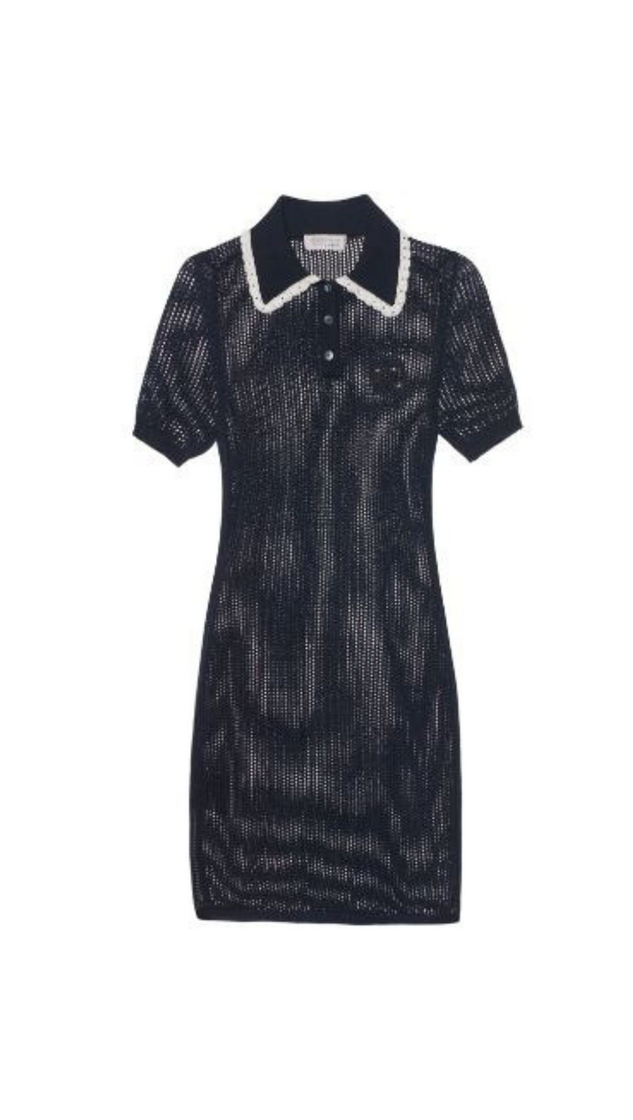 COTTON KNIT MINI DRESS
