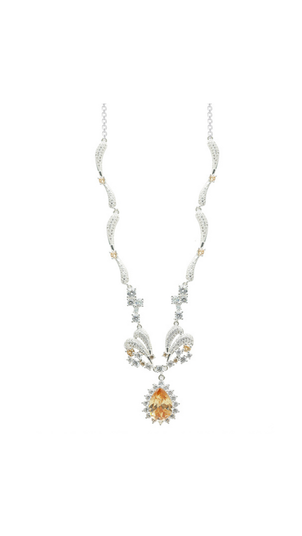 AIIZIE SILVER BOW NECKLACE - product image