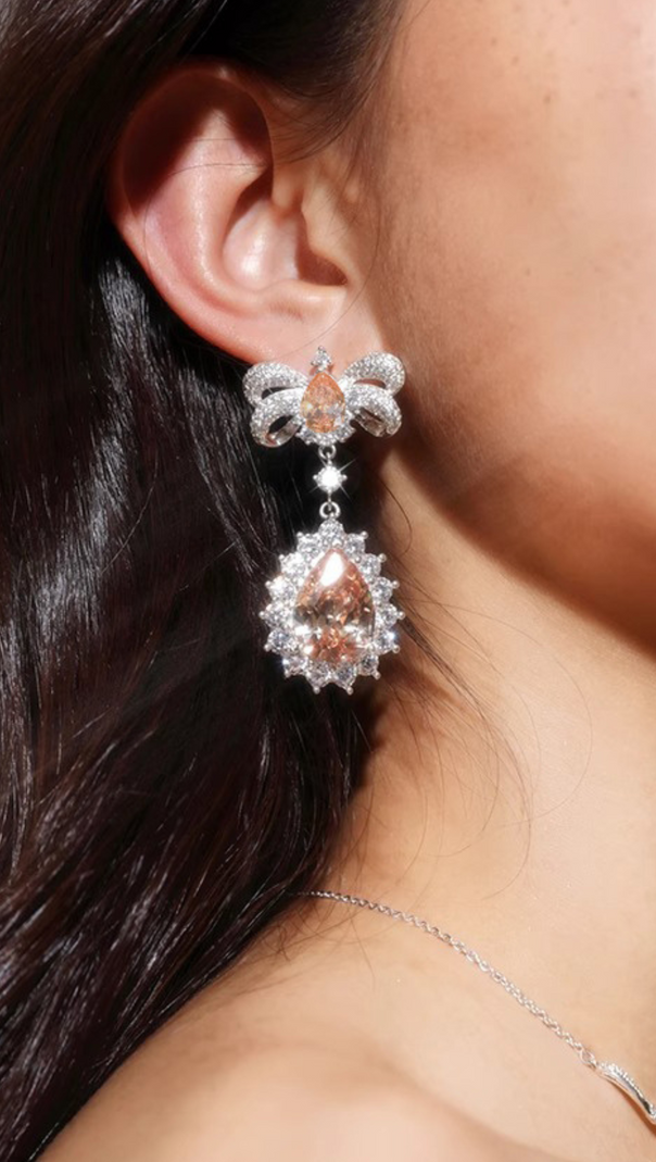 AIIZIE BOW DROP EARRINGS - product image