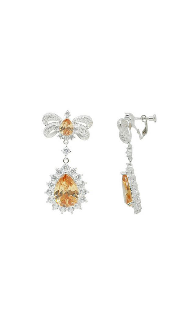 AIIZIE BOW DROP EARRINGS - product image