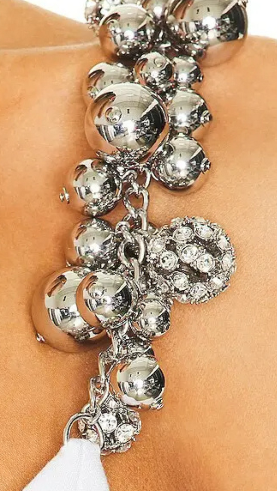 MINI ABITO IN CADY DECORATO IN BIANCO