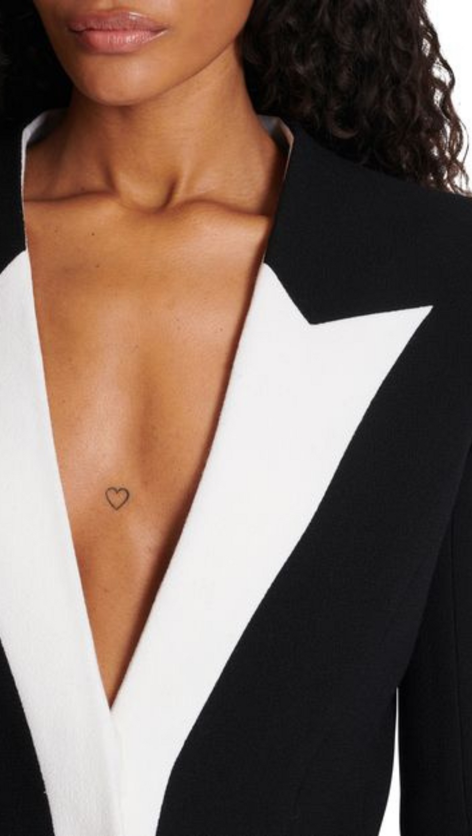 TWO-TONE CREPE JACKET