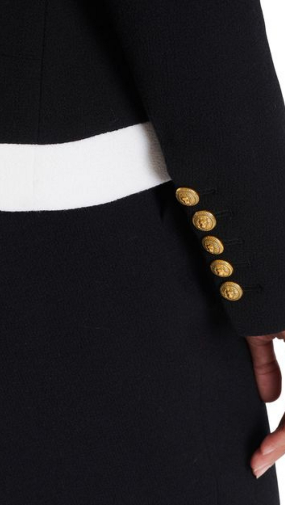 TWO-TONE CREPE JACKET