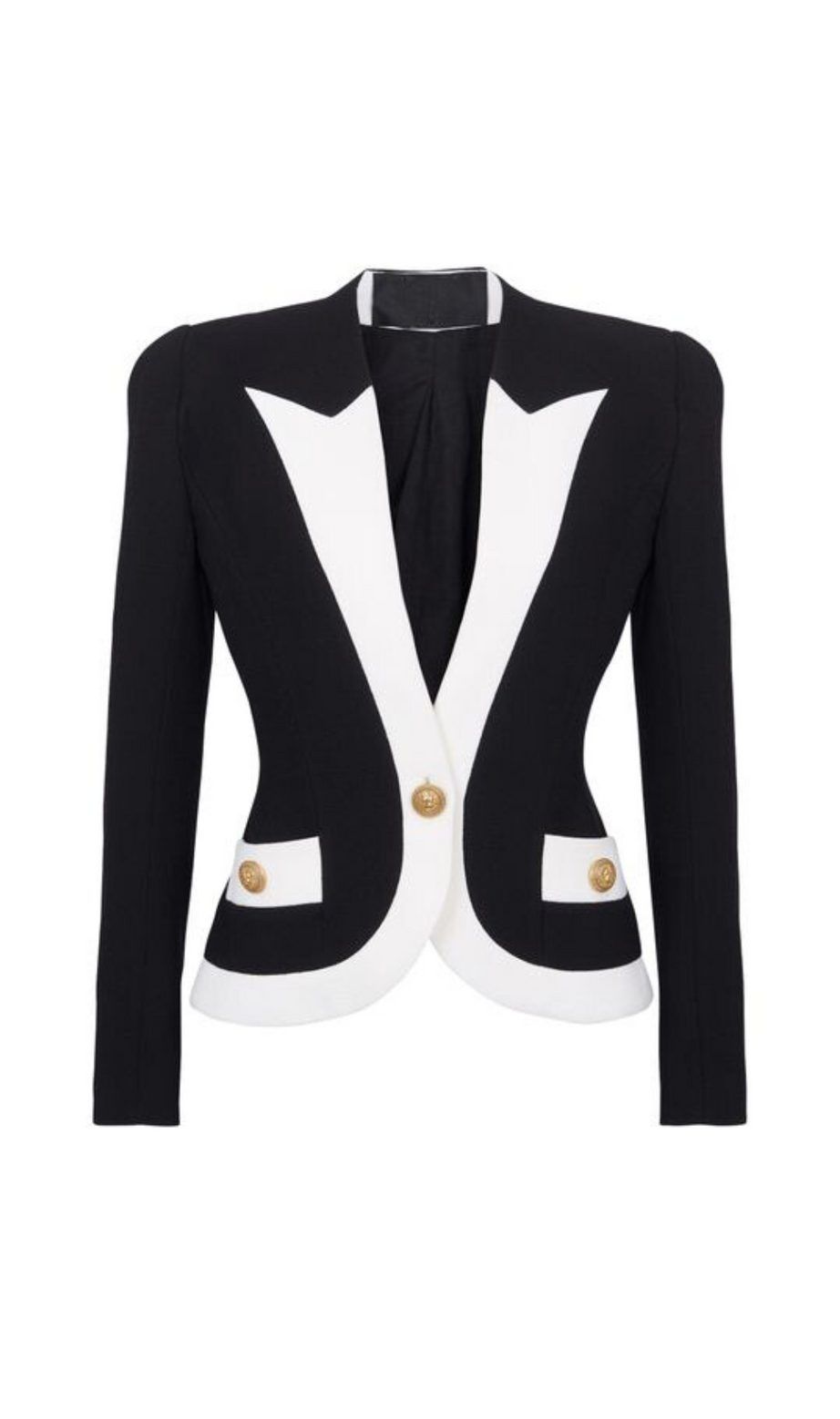 GIACCA IN CREPE BICOLORE