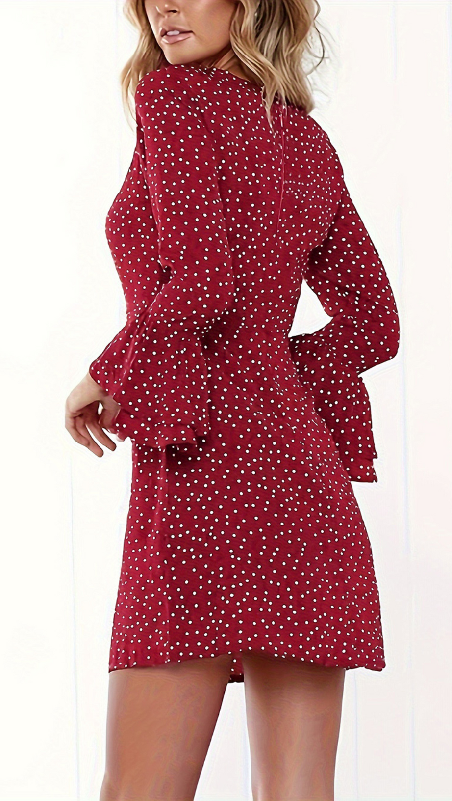 PRINCESS POLLY POLKA DOTS MINI DRESS