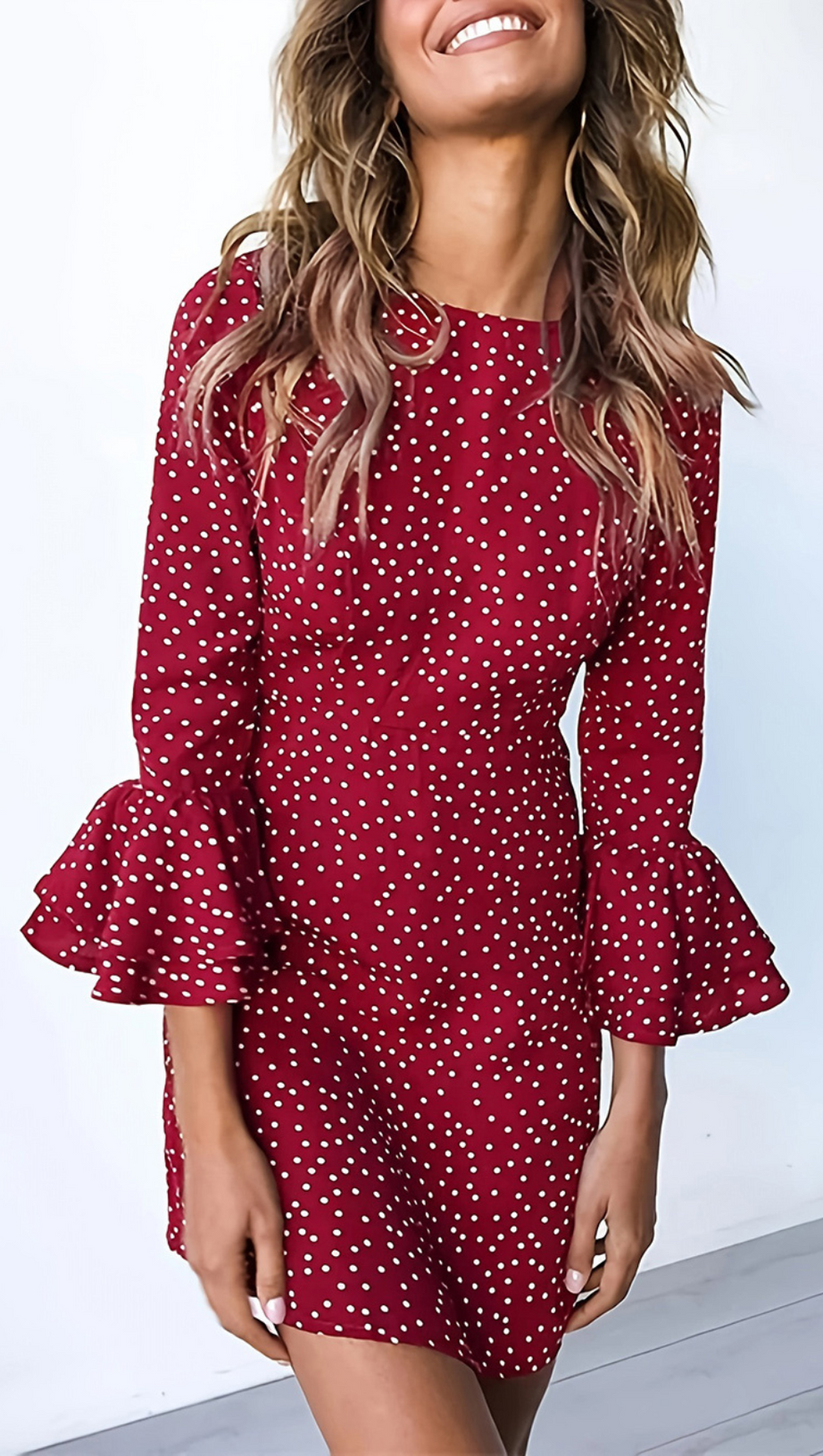 PRINCESS POLLY POLKA DOTS MINI DRESS