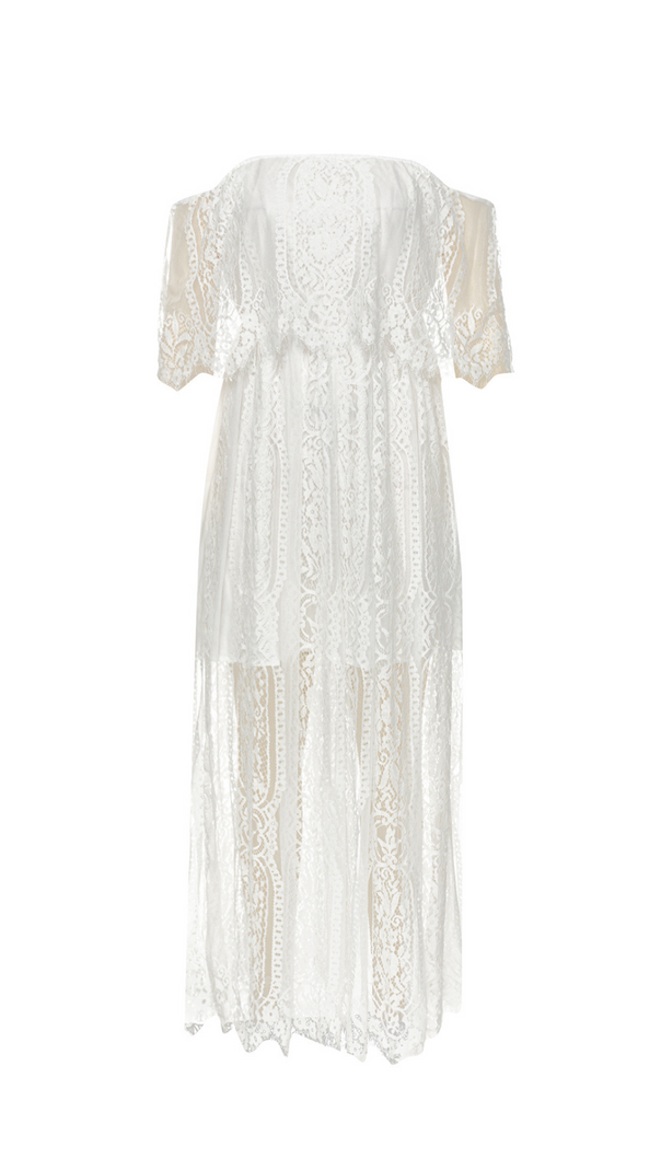 AIIZIE LACE OFF SHOULDER MAXI DRESS - product image