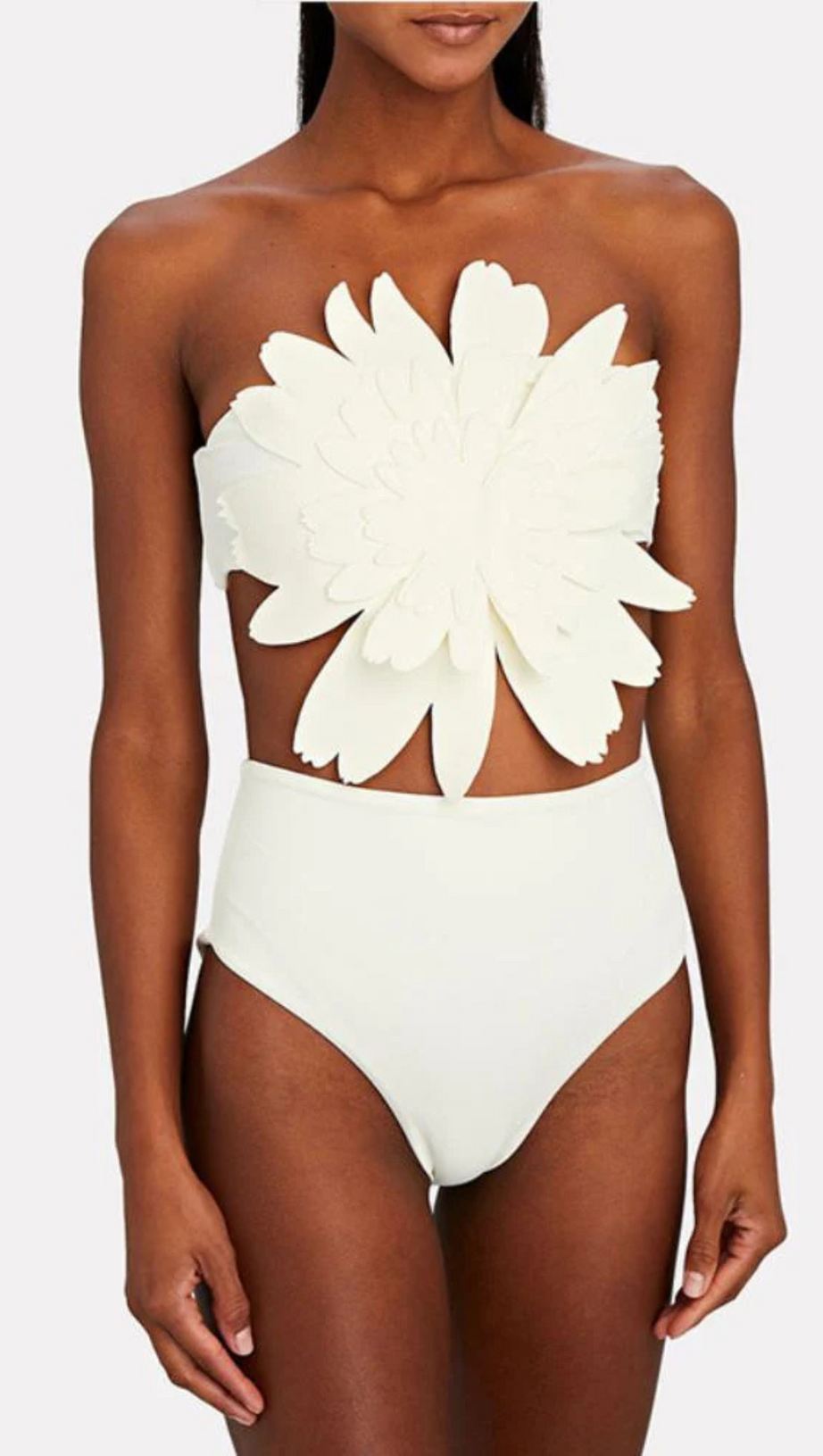 COSTUME DA BAGNO CON SCOLPITO FLOREALE 