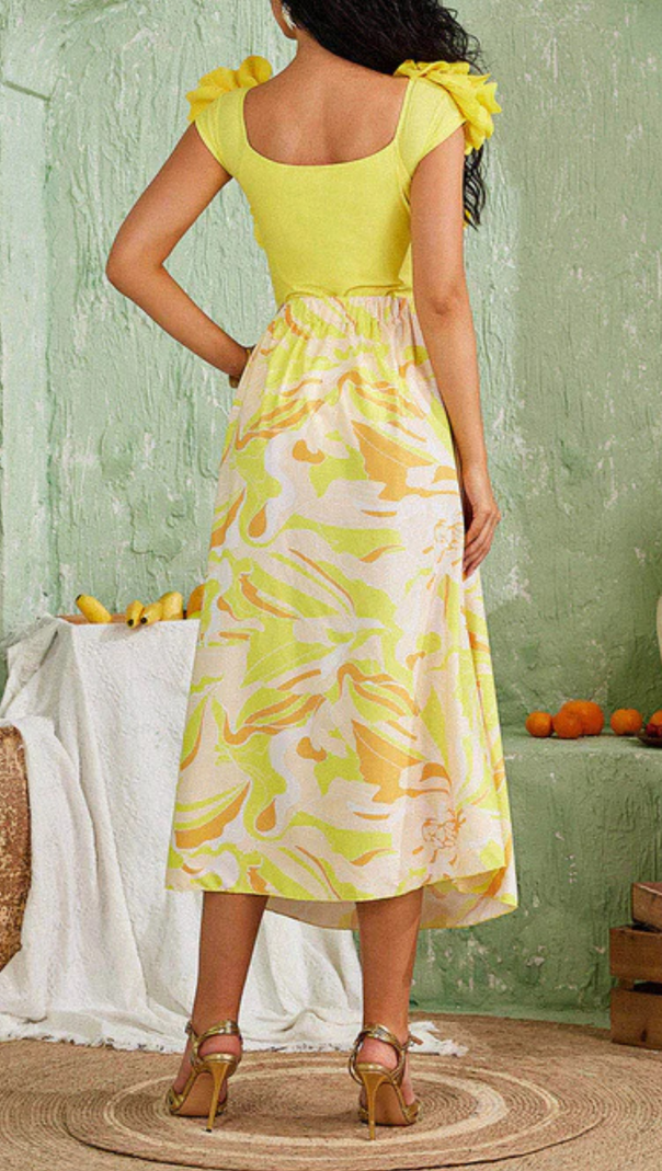 AIIZIE FLOWER SWIMWEAR TWO PIECE SET - product image