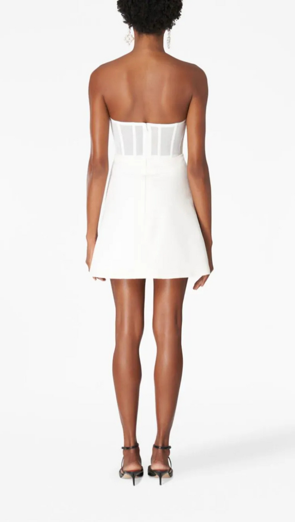 AIIZIE HEART-MOTIF BANDEAU MINI DRESS - product image