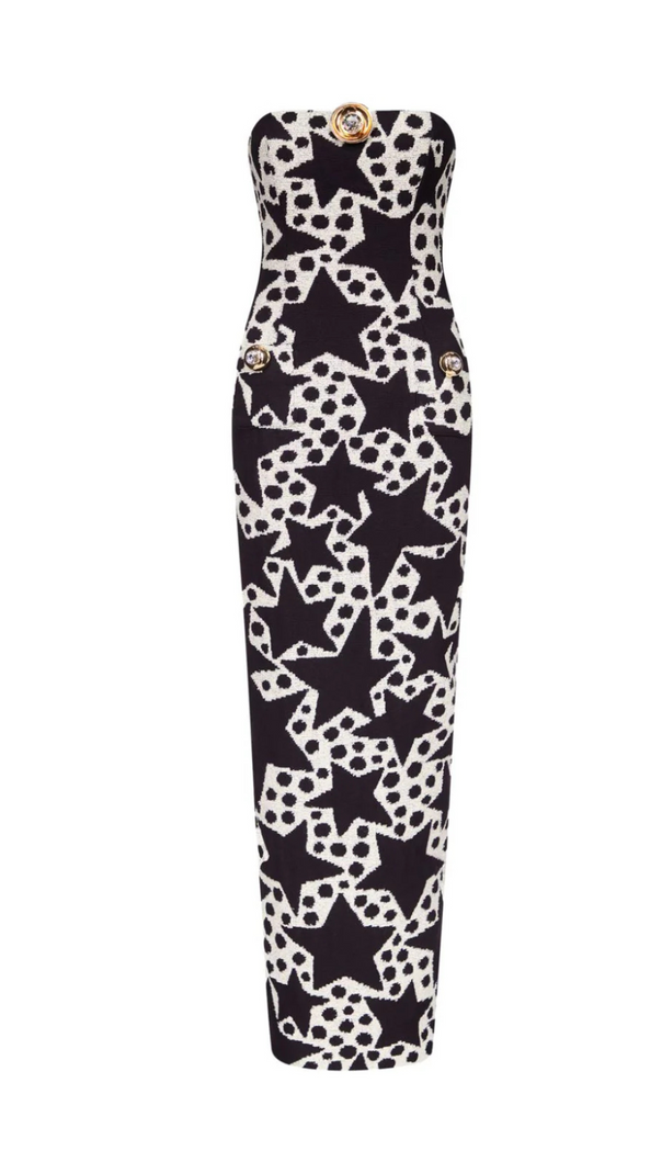 AIIZIE MEDALLION-PENDANT JACQUARD MAXI DRESS - product image