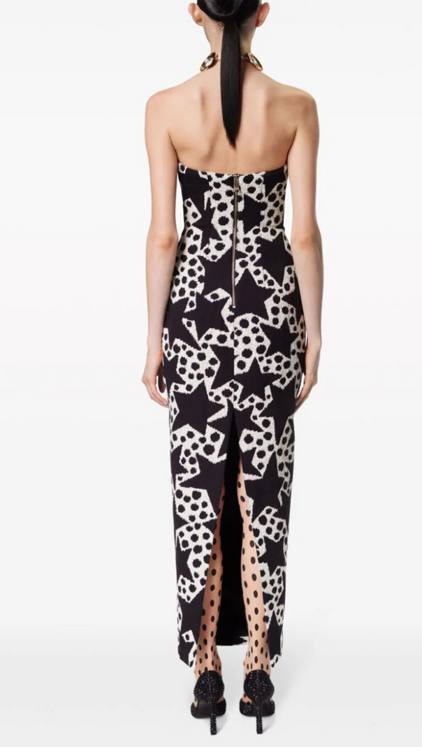 AIIZIE MEDALLION-PENDANT JACQUARD MAXI DRESS - product image