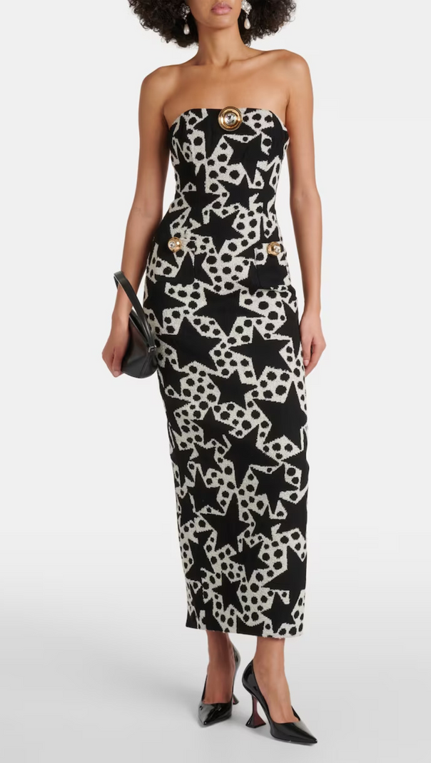 AIIZIE MEDALLION-PENDANT JACQUARD MAXI DRESS - product image