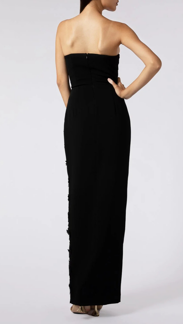 AIIZIE HIGH SPLIT STRAPLESS GOWN - product image