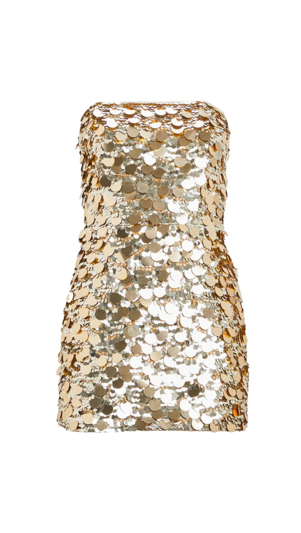 AIIZIE SEQUIN-EMBELLISHED STRAPLESS MINI DRESS - product image