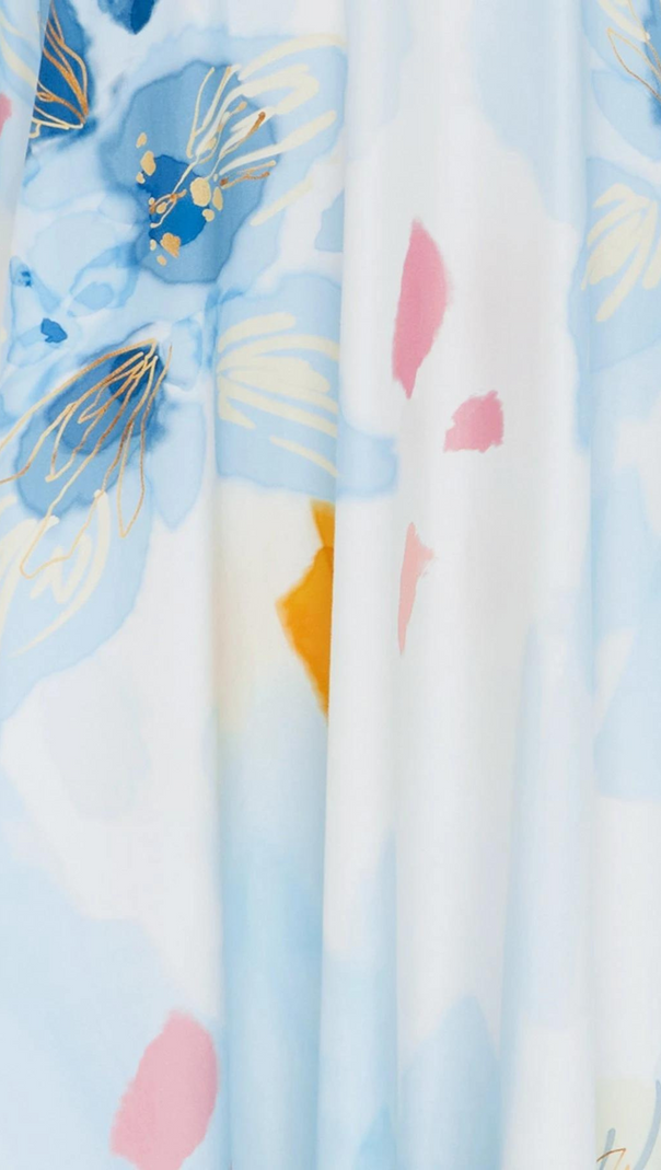 AIIZIE TRANQUILITY PRINT SHIRT MIDI DRESS - product image