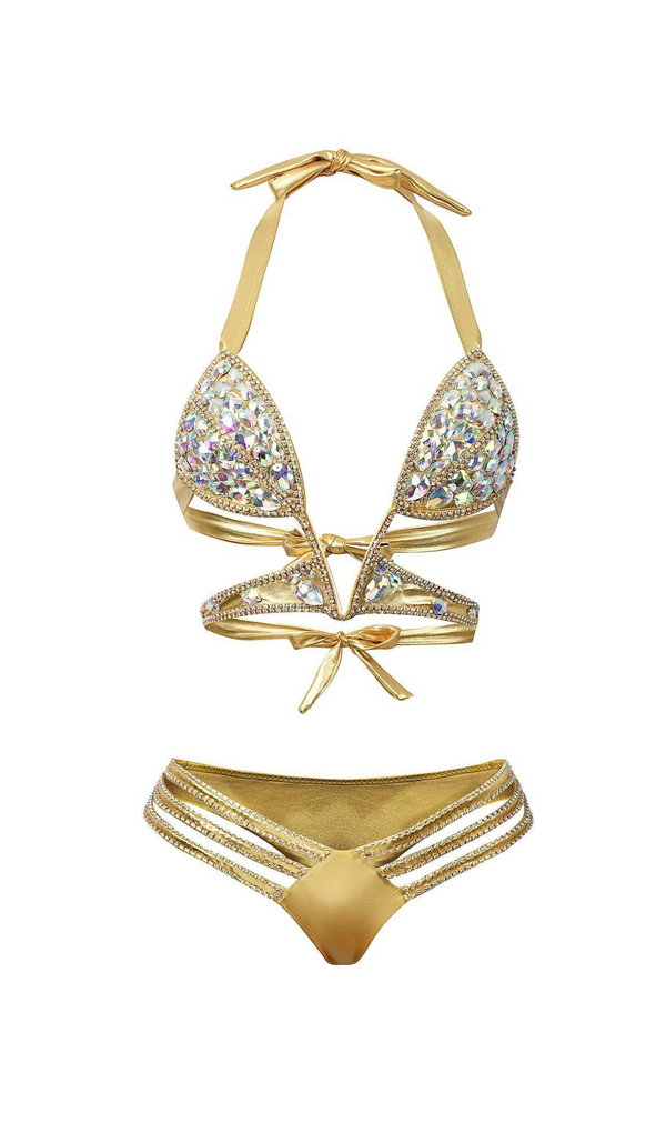 CAVIANA DIAMOND BIKINI IN GOLD