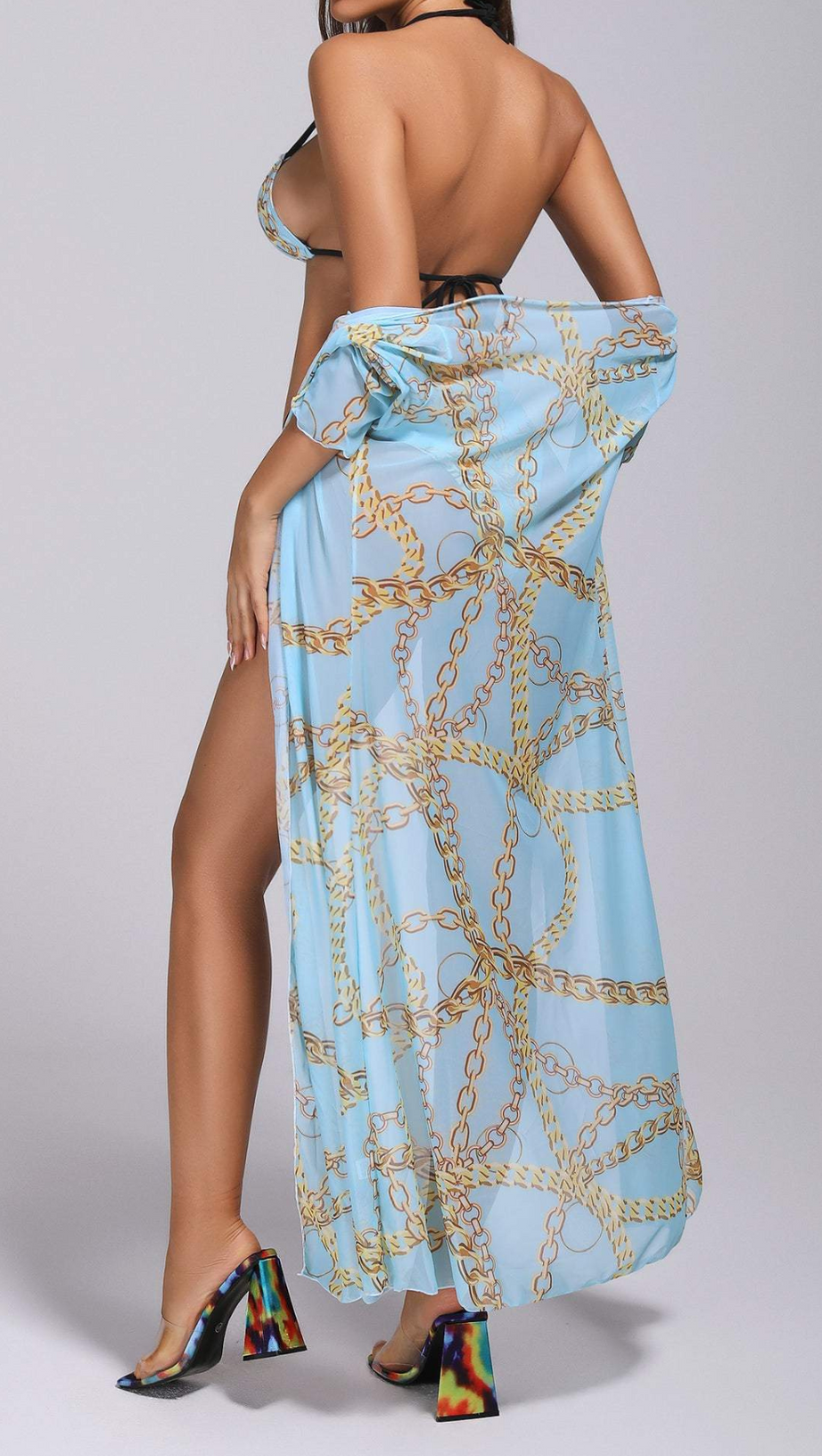 BIKINI THREE PIECE SET IN GREEN