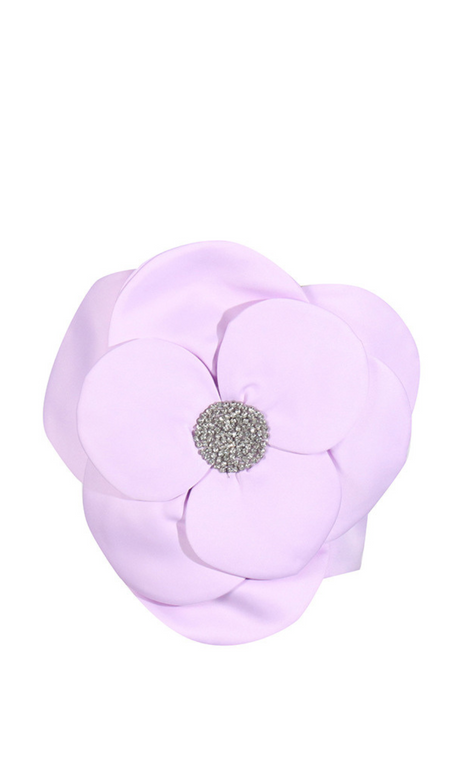 3D BLUMEN TOPS IN LILA