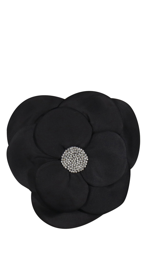 AIIZIE 3D FLOWERS TOPS IN BLACK - product image