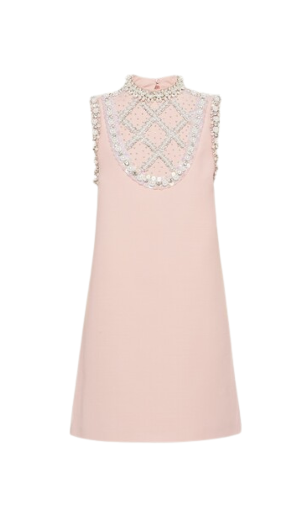 ALBERTINE PEARL-EMBELLISHED MINI DRESS