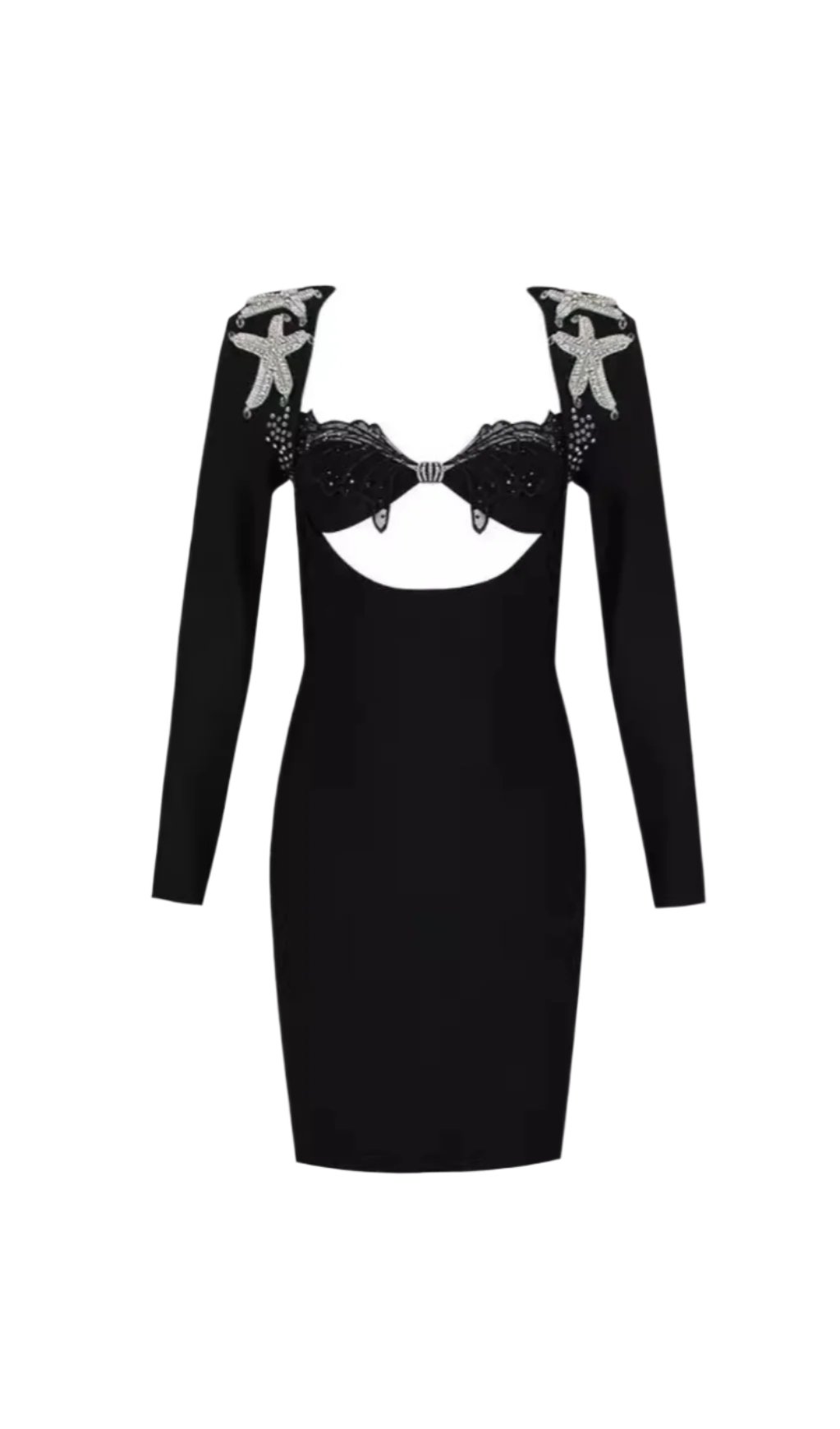 ABITO BENDAGGIO CON TAGLIO A MANICHE LUNGHE AGGELOS