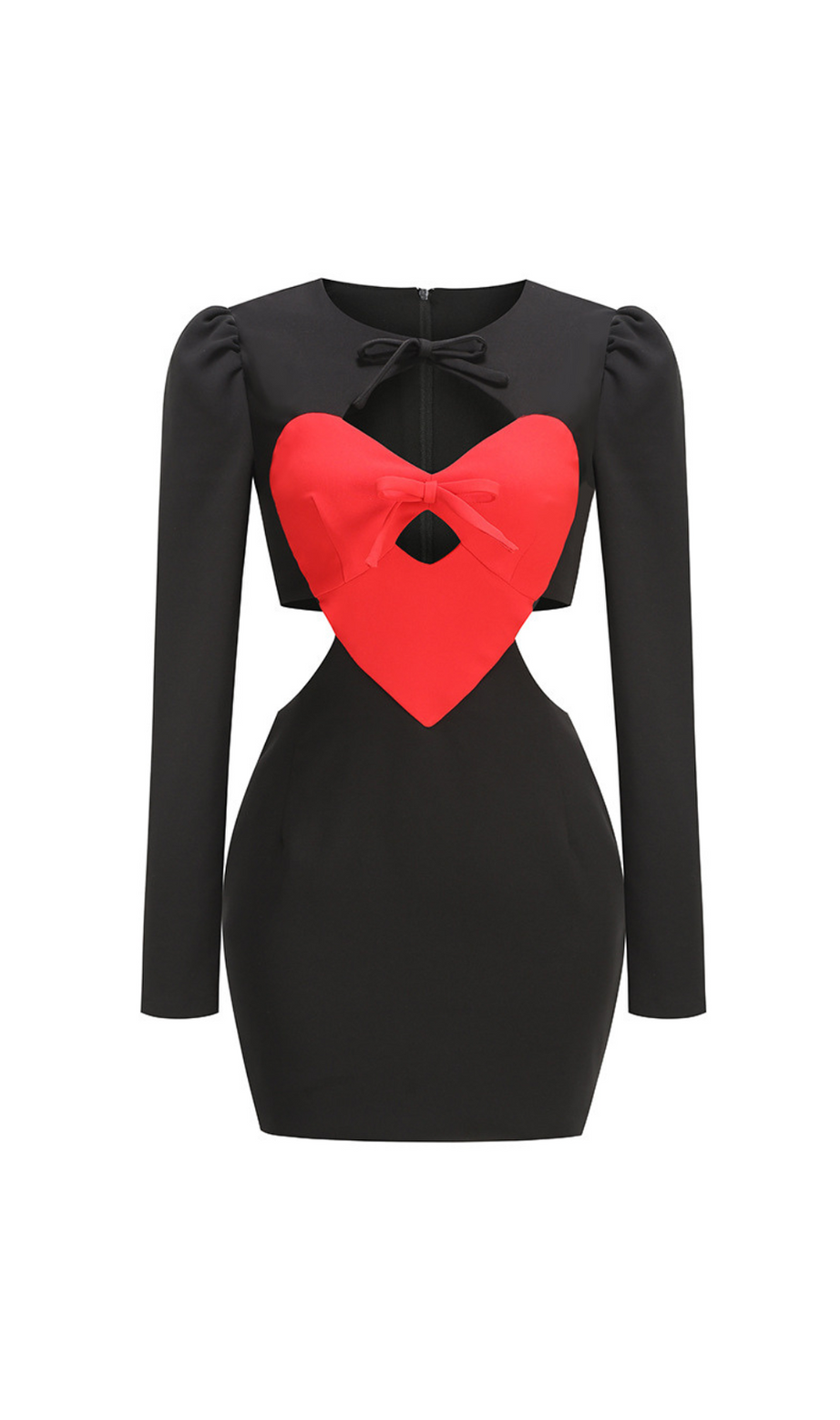 MINIKLEID MIT HERZSCHLEIFE UND CUTOUT