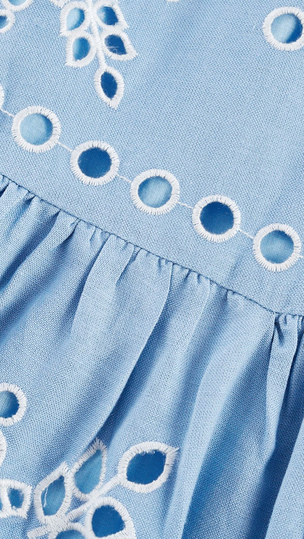 AIIZIE HOLLY BRODERIE-ANGLAISE MINI DRESS - product image
